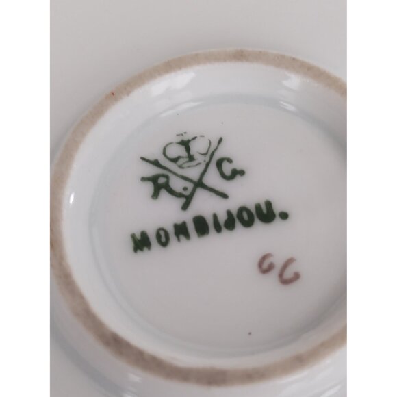 Antique ROSENTHAL MONBIJOU Scalloped Serving Platter Floral 11 3/4" x 10 1/2" - Picture 8 of 13